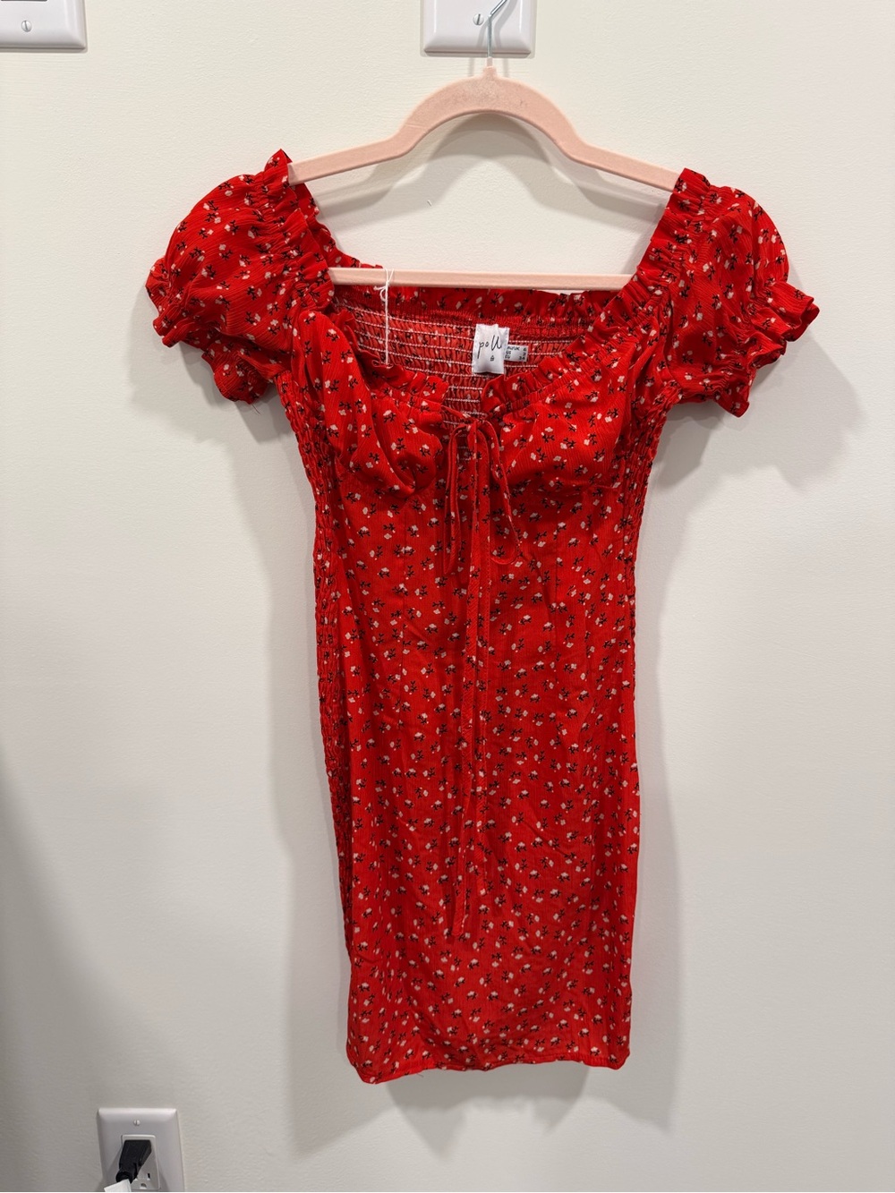 Princess Polly Red Flower Dress